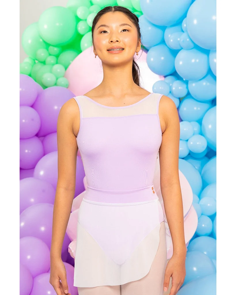 Claudia Dean World Odile Ice Cream Collection Rose Gold Clip Seamed Wrap Skirt  - Womens - Image 7