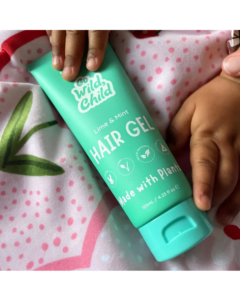 No Nasties Kids Natural Plant Based Hair Gel - Zesty Lime / Fresh Mint - Image 5