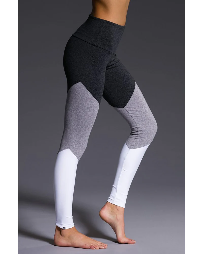 Onzie High Rise Track Legging - 2046 Womens - Slate Grey - Image 3