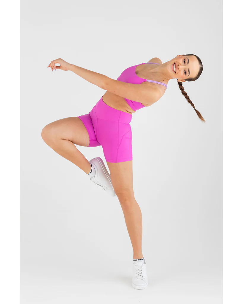 Every Balanced Bodi Workout Short - Girls - Za Za Pink - Image 5