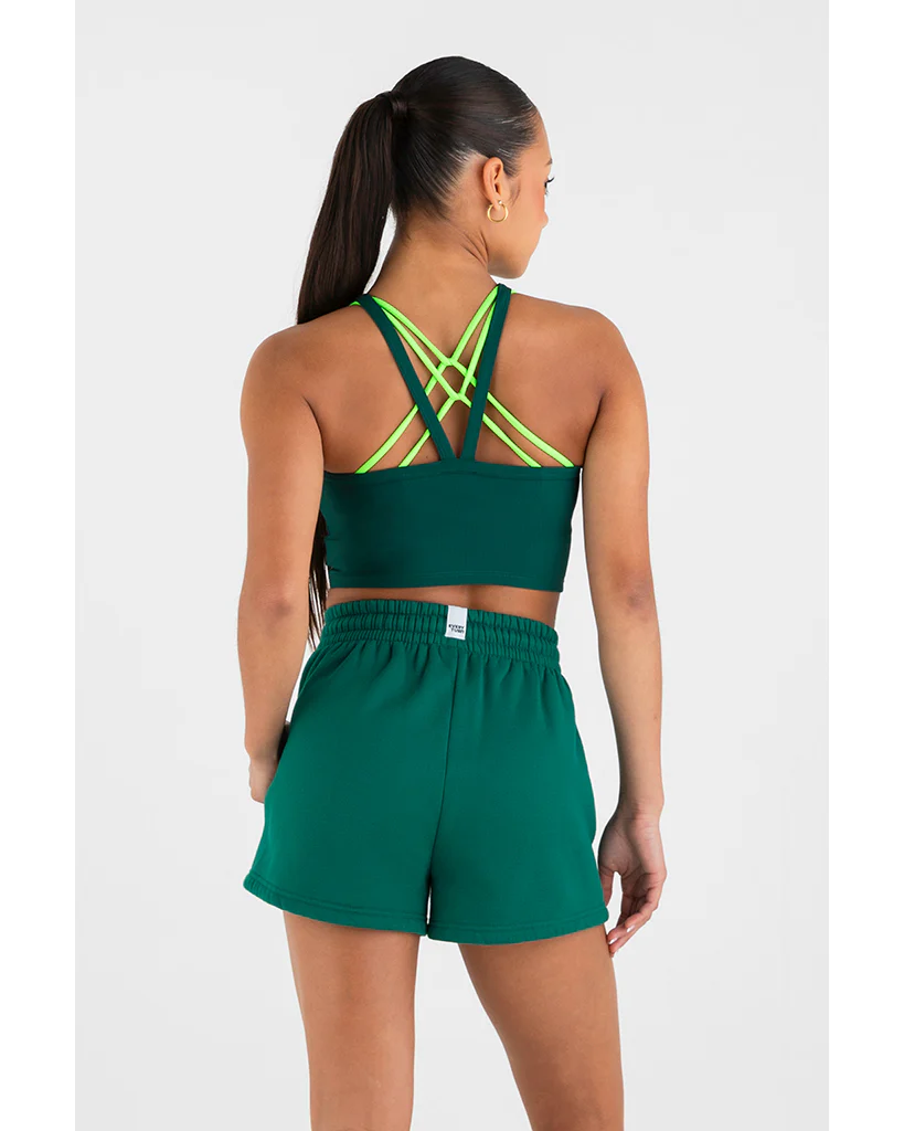 Every Eternal Energy Rib Singlet - Girls - Hawaii Green - Image 2