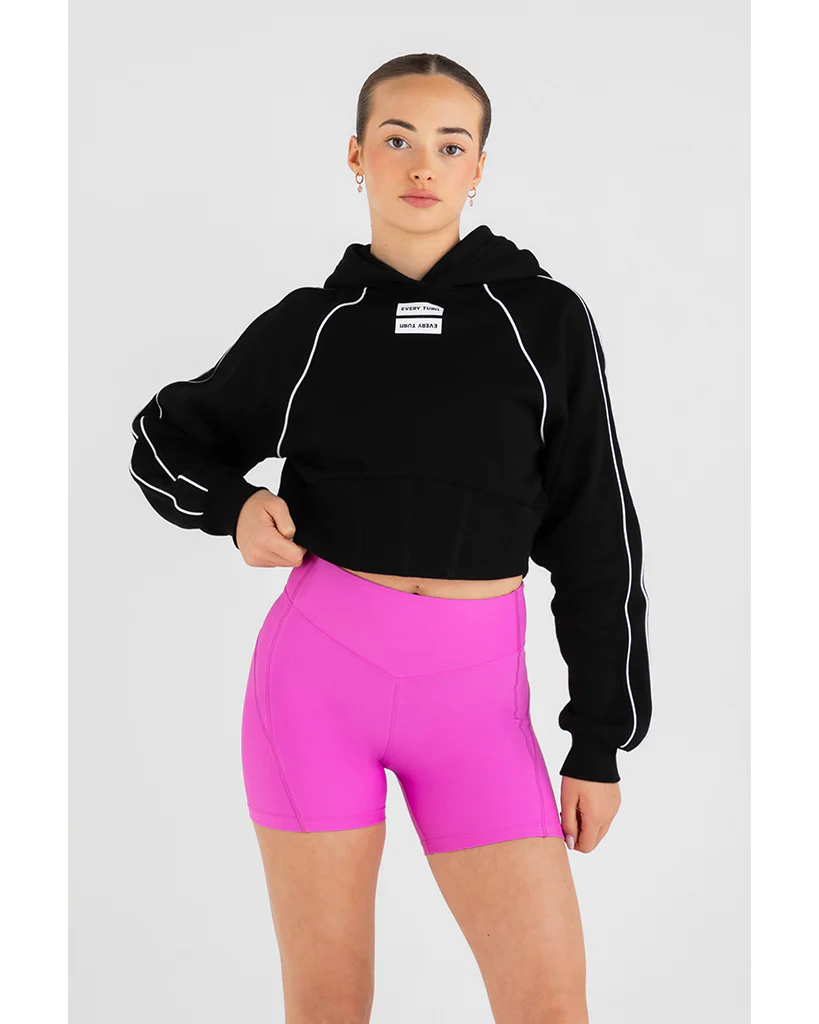 Every Squad Cropped Hoodie - Girls - Black