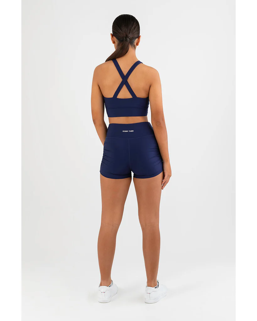Every Turn Breathe Deeply Short - Girls - Navy - Image 2