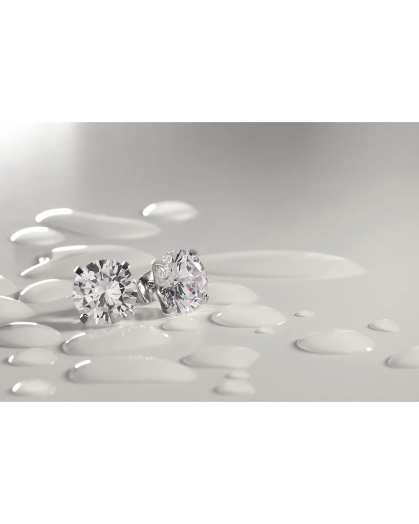 FH2 10mm Dance Competition Stud Rhinestone Earrings - AZ0017 - Image 2