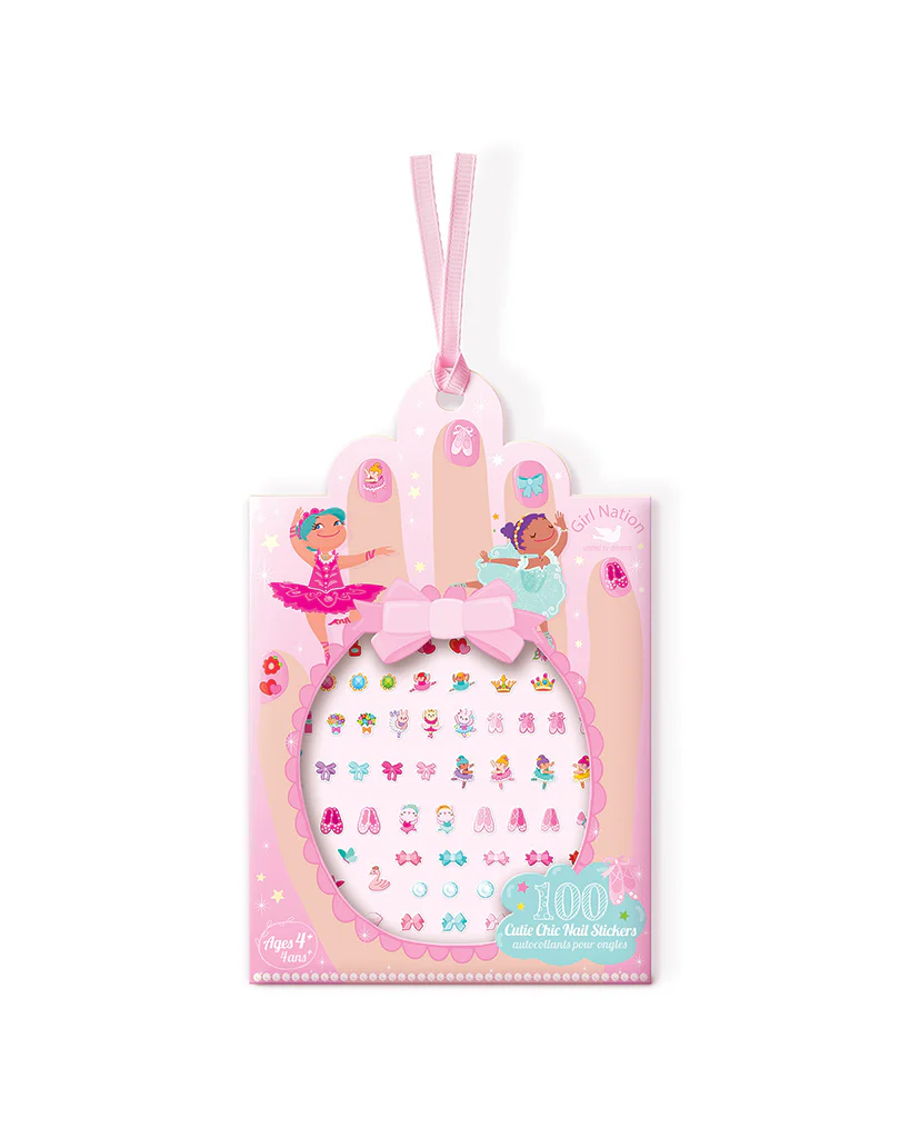 Girl Nation Cutie Chic Nail Stickers - Pretty Ballerinas