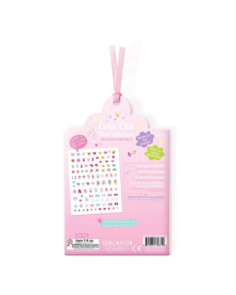 Girl Nation Cutie Chic Nail Stickers - Pretty Ballerinas - Image 3