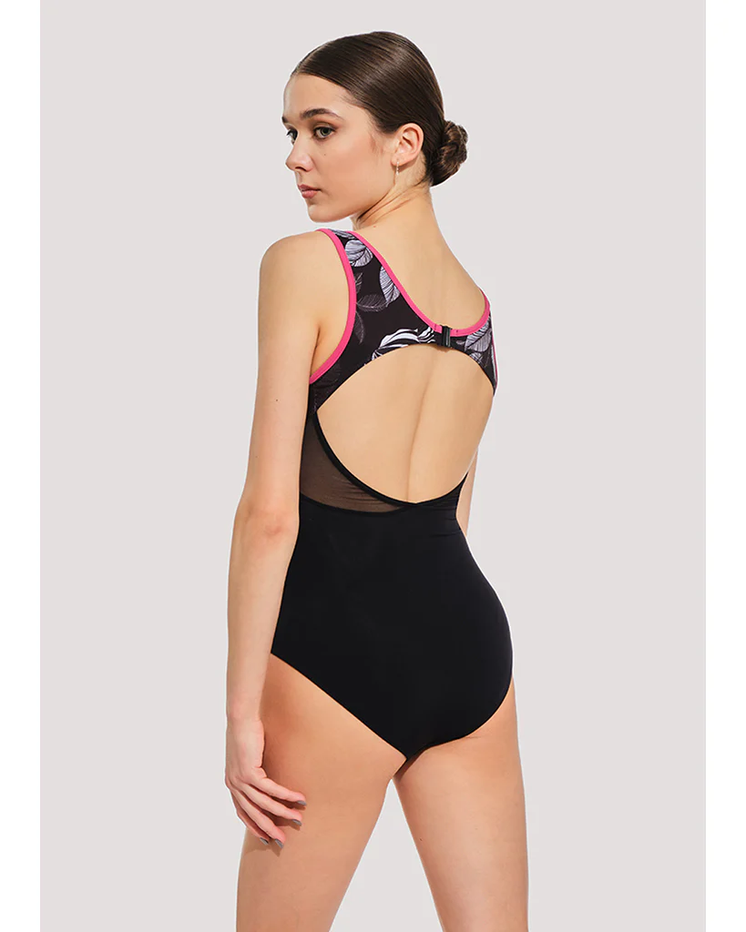 Grishko Ravette Scoop Neck Open Back Mesh Tank Leotard - DAD4029MP Girls - Image 4