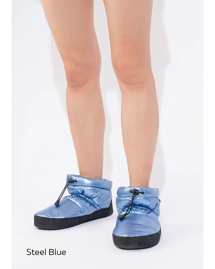 Grishko Split Sole Low Cut Warm Up Dance Booties - M75S Womens - Steel Blue