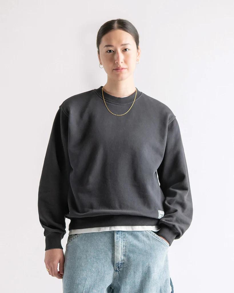 Herschel Supply Co Pigment Dye Classic Crew Sweatshirt - Womens - Black - Image 3