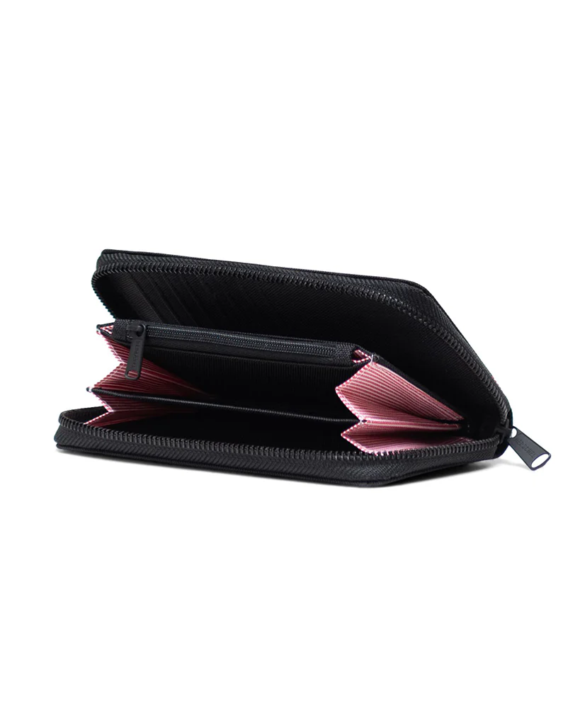 Herschel Supply Co Thomas RFID Clutch Zip Wallet - Black - Image 3