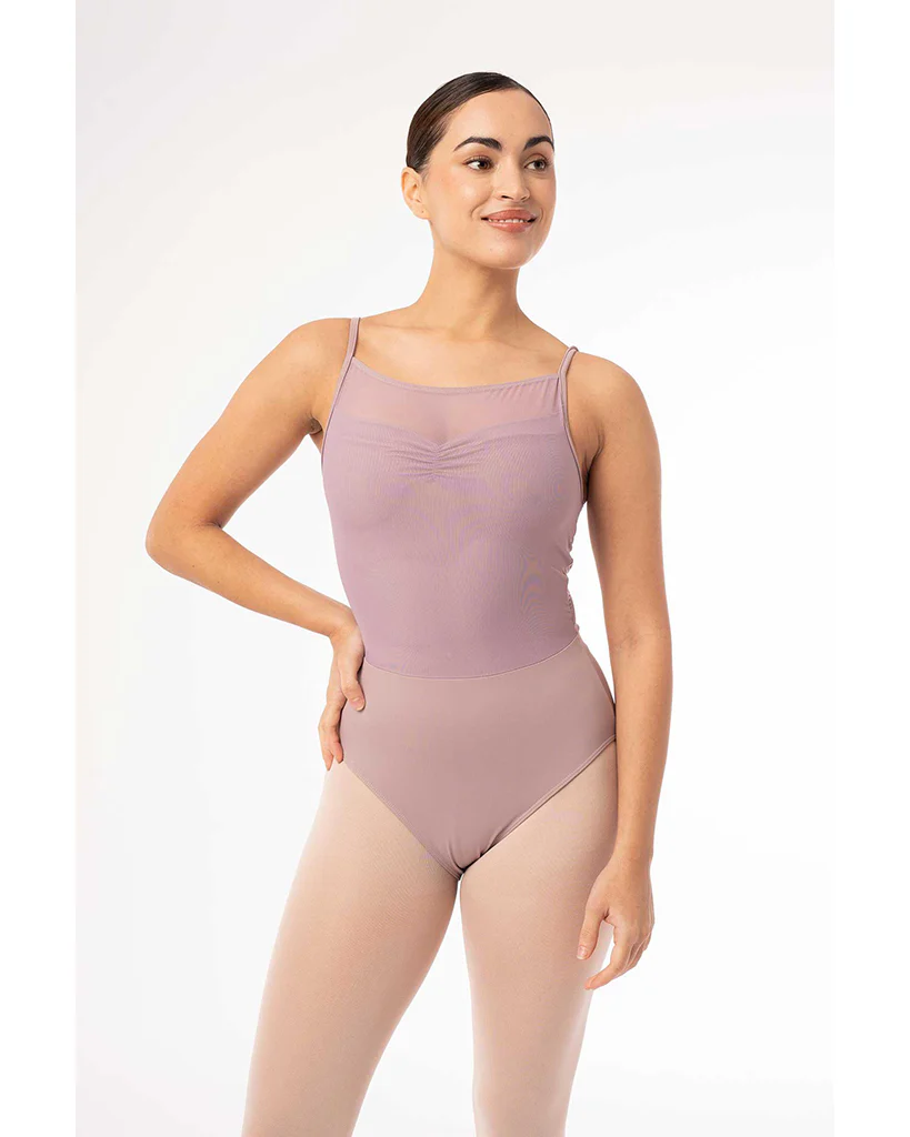 Intermezzo Federica Eclipse Mesh Pinch Front Camisole Leotard - 31702 Womens