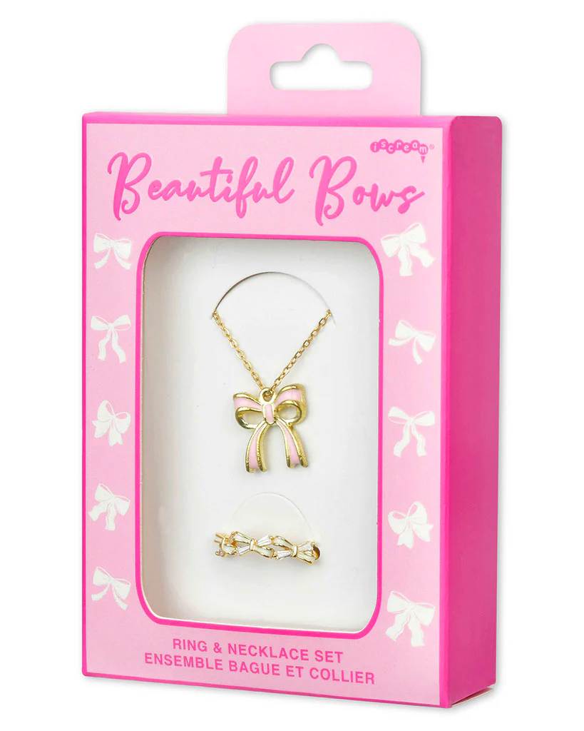 iscream Beautiful Bows Ring and Necklace Set - Image 4