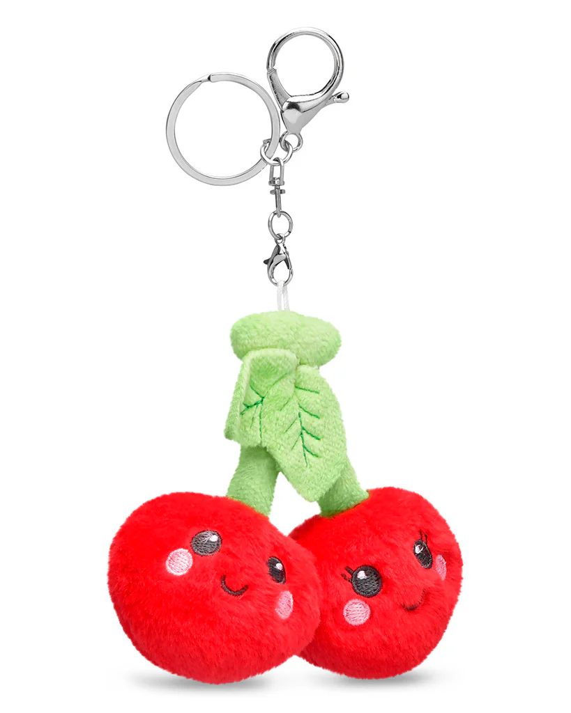 iscream Cherries Charm Metal Chain & Clip Keychain - Image 2
