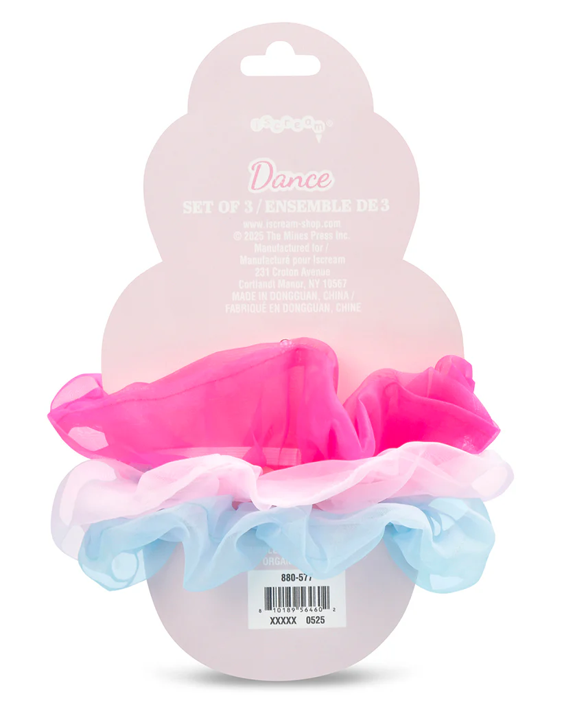 iscream Dance Organza Scrunchie Set - Image 3
