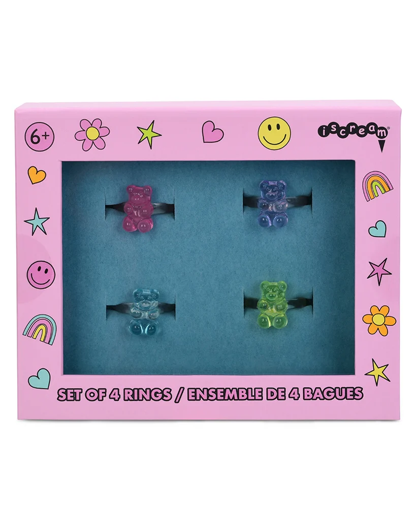 iscream Gummy Bear Ring Set - 770369