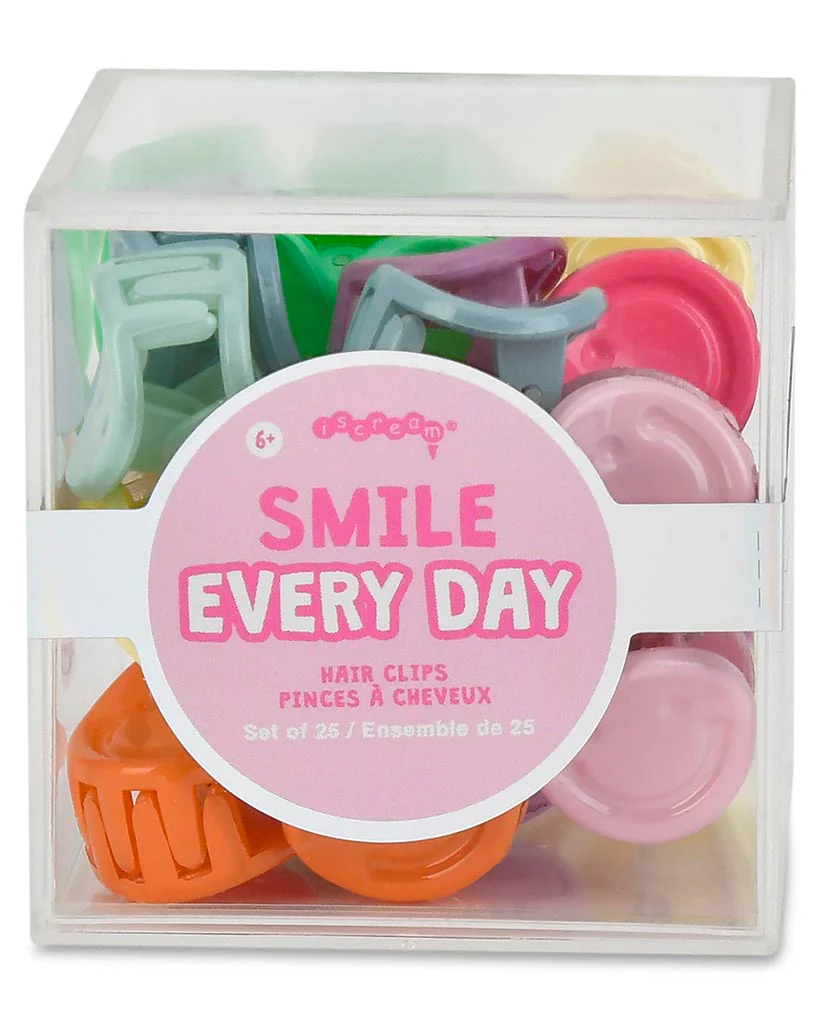 iscream Mini Smile Hair Clips Set - Image 3