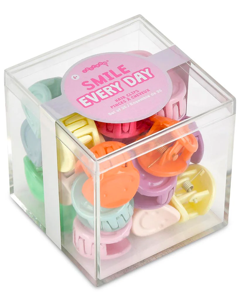 iscream Mini Smile Hair Clips Set - Image 4