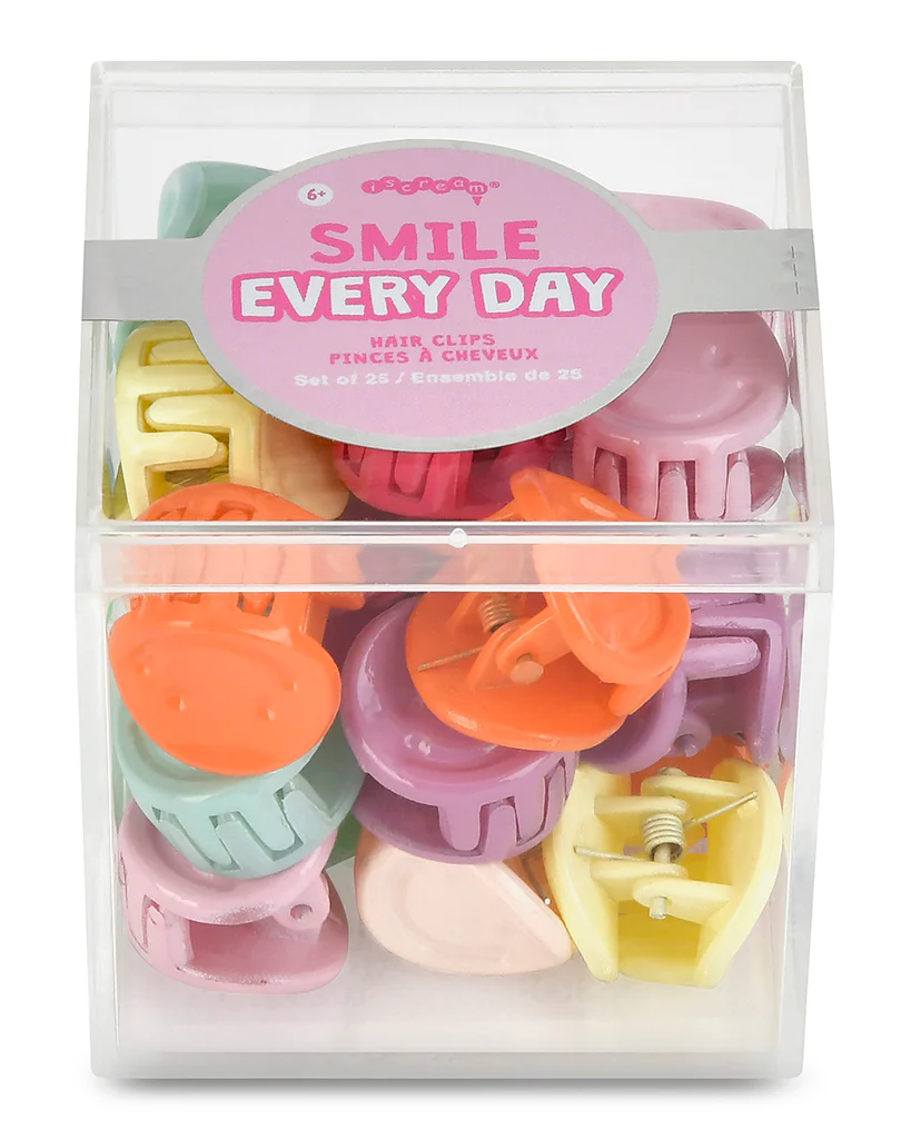 iscream Mini Smile Hair Clips Set - Image 6