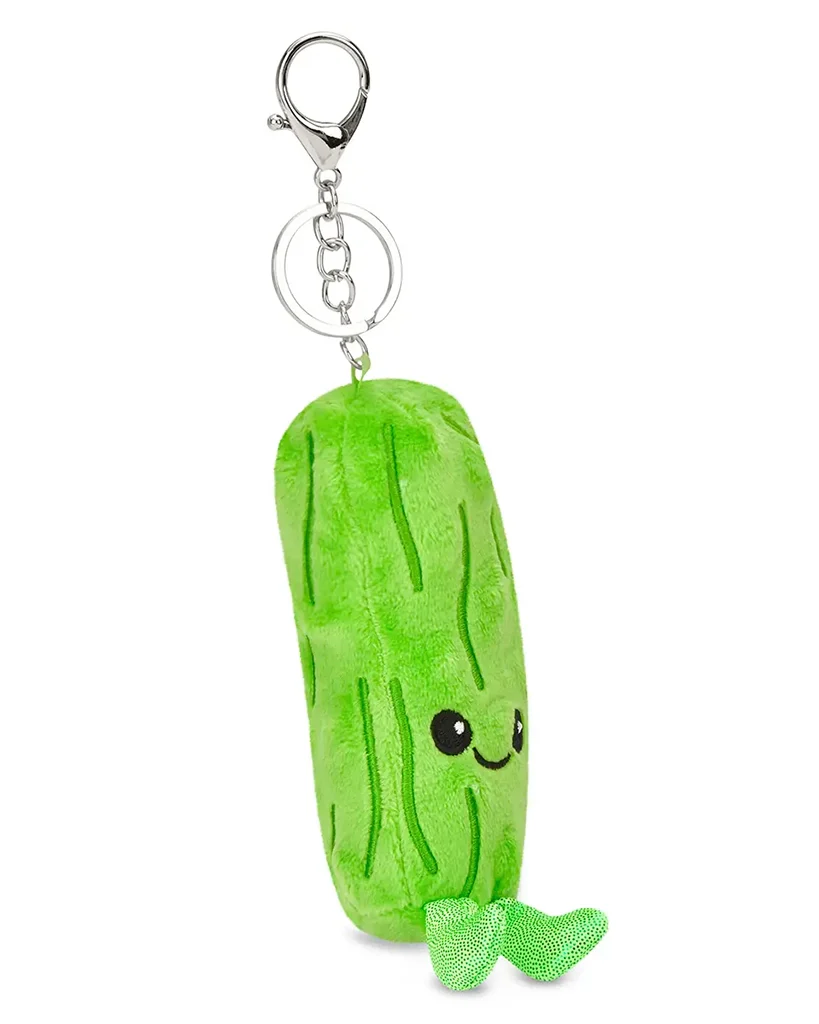 iscream Pickle Bag Charm Metal Chain & Clip Keychain - Image 2