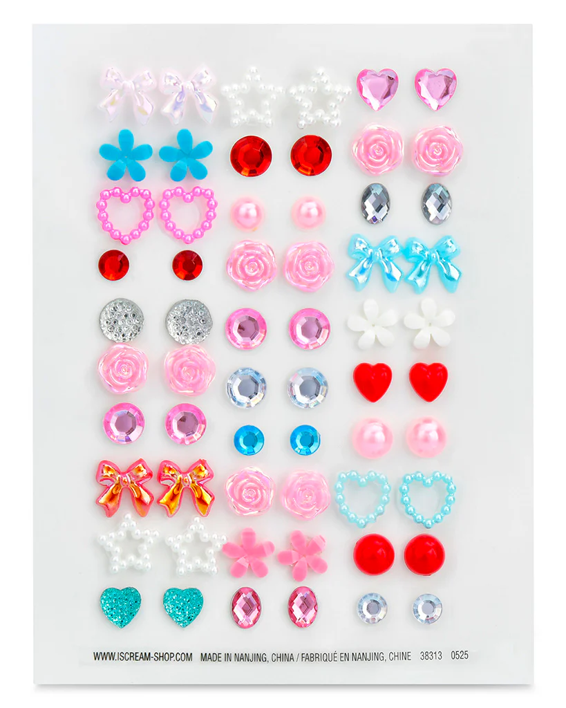 iscream Sparkly Stick-On Earrings - Image 2