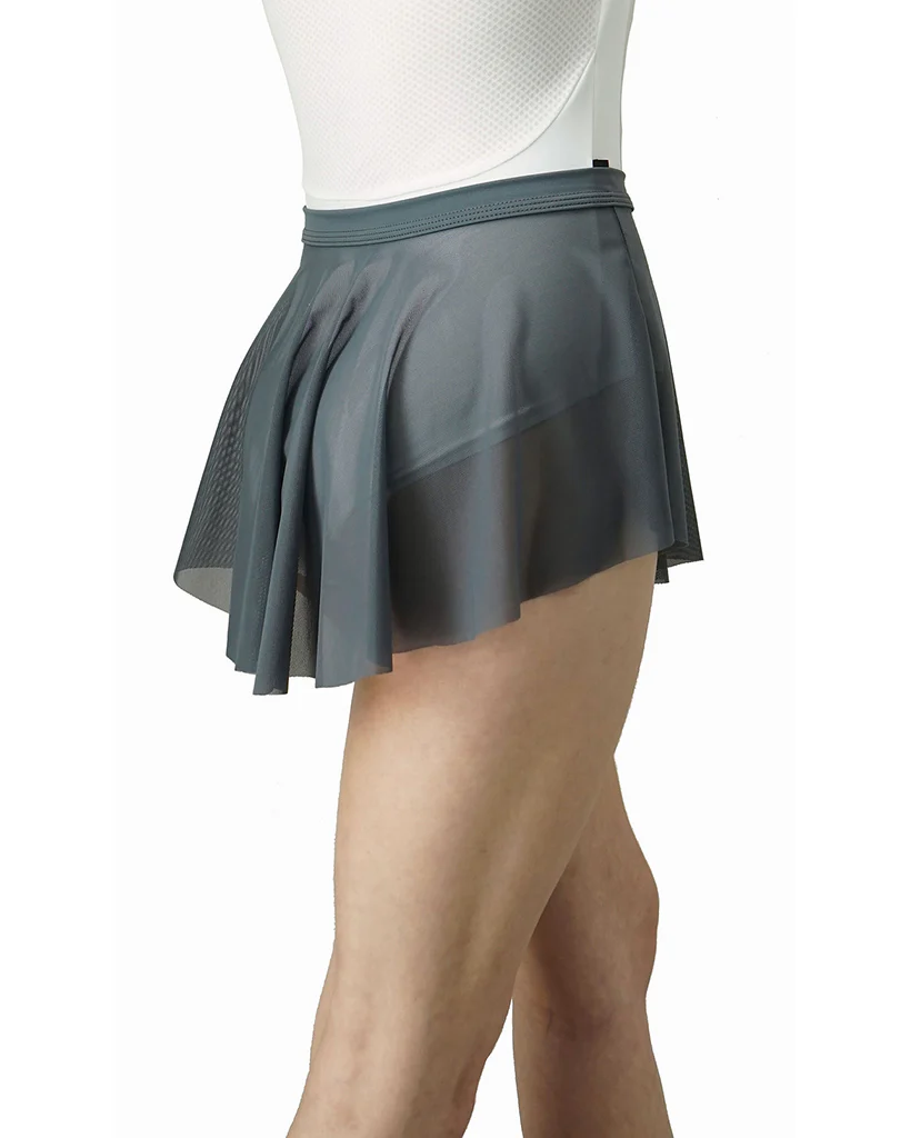 Jule Dancewear Meshie Mesh Pull On Skirt - Womens - Charcoal - Image 2