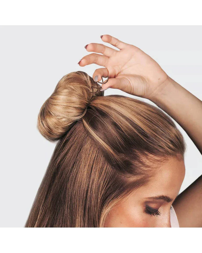 Kitsch Bun Twist 3pc - Brown - Image 5