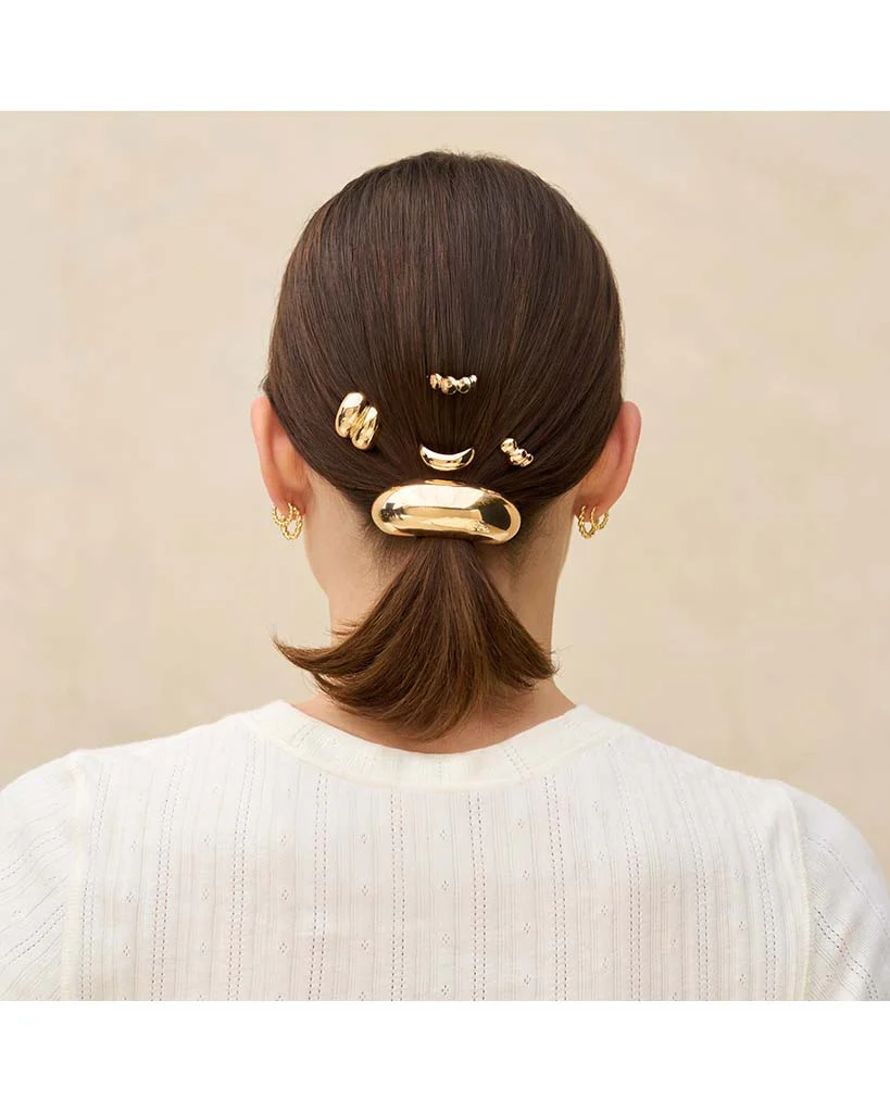 Kitsch Gold Metal Pony Pins 3 Pc Set - Image 2