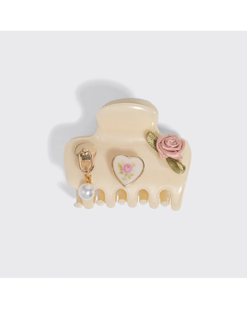 Kitsch Kitschpop™️ Cloud Clip 7pc Set - Vintage Pearlized Cream - Image 2