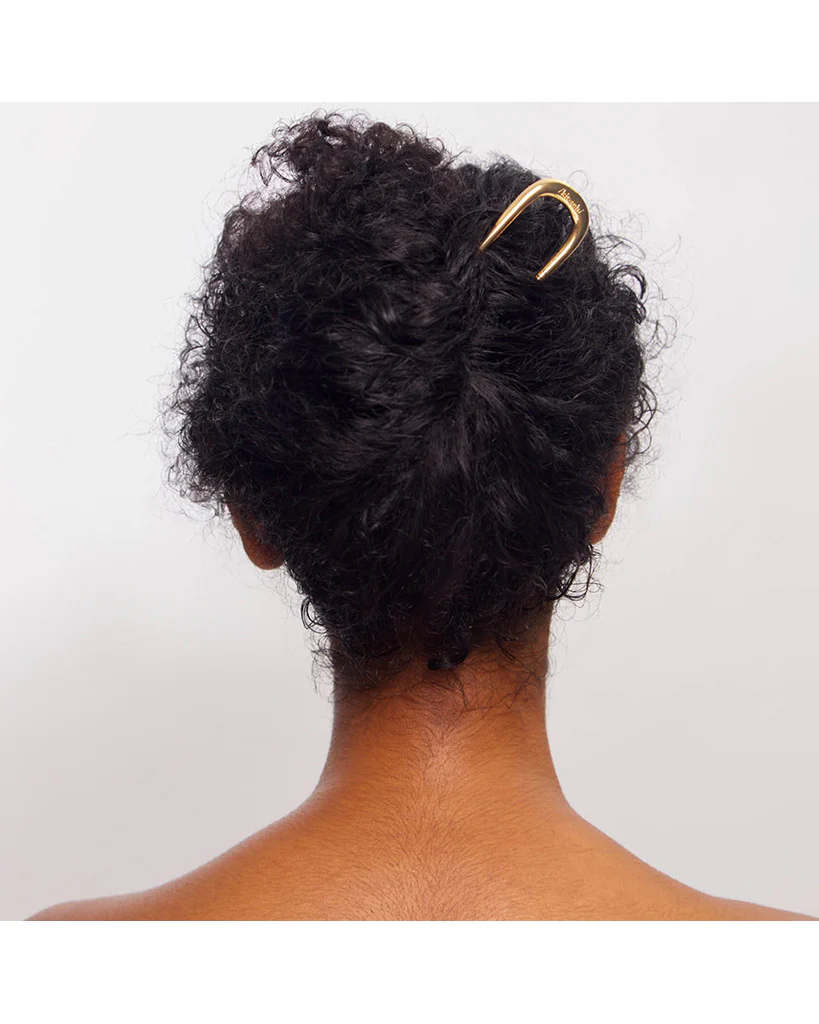Kitsch Metal French Hair Pin 1pc - Gold - Image 5