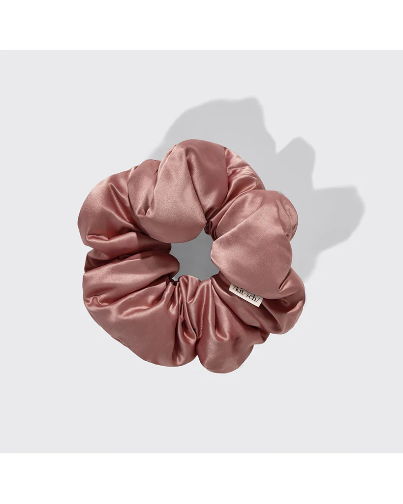 Kitsch Pillow Scrunchies® in Satin 4 pc - Blush - Image 2