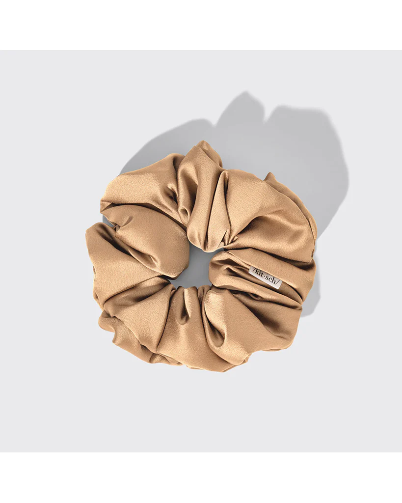 Kitsch Pillow Scrunchies® in Satin 4 pc - Blush - Image 3