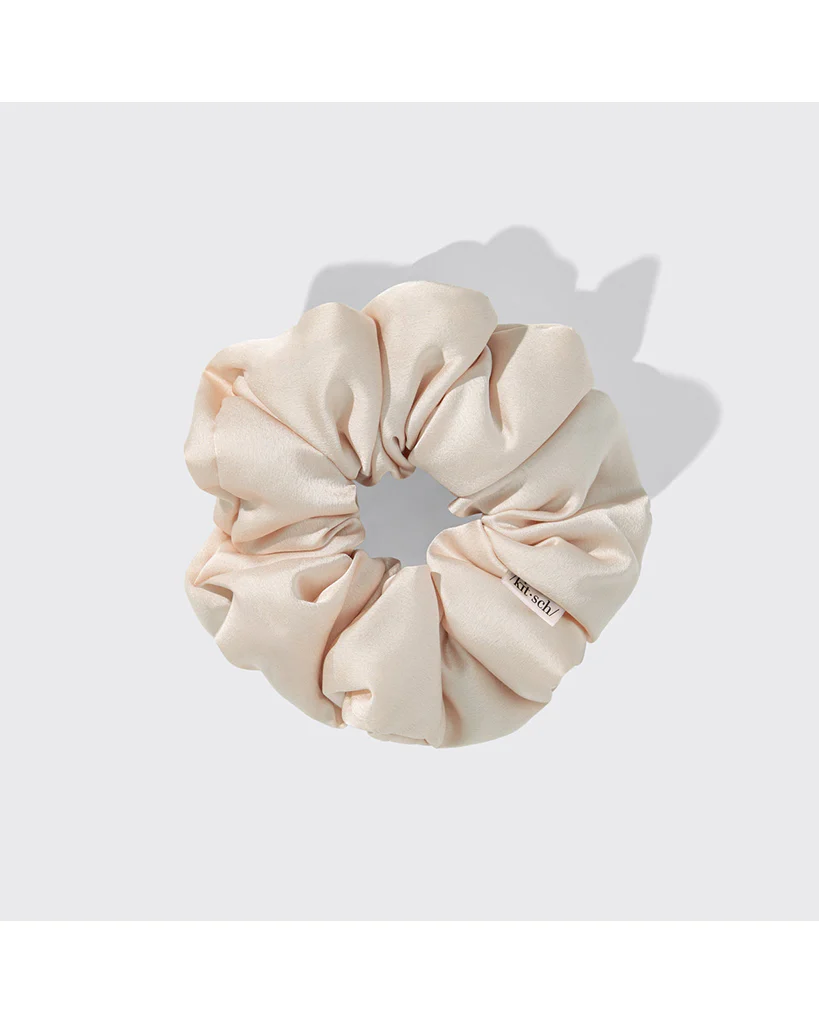 Kitsch Pillow Scrunchies® in Satin 4 pc - Blush - Image 4