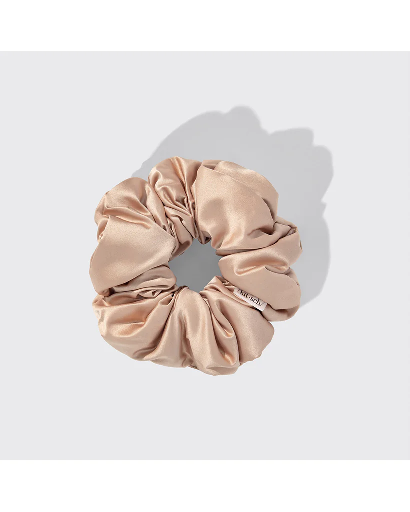 Kitsch Pillow Scrunchies® in Satin 4 pc - Blush - Image 5