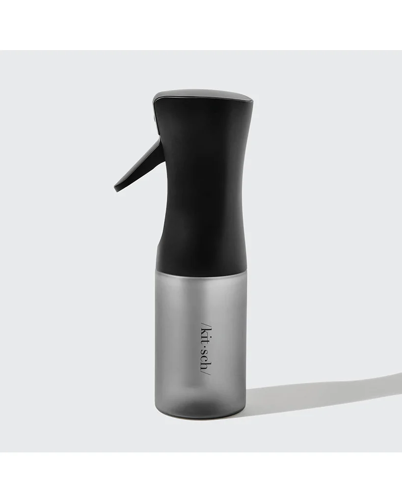 Kitsch Recycled Plastic Continuous Spray Bottle - Black - Image 2