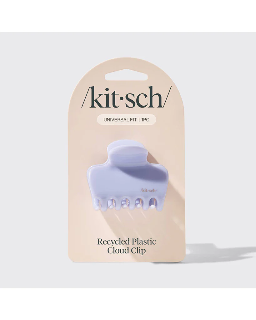 Kitsch Recycled Plastic Puffy Cloud Clip 1pc - Hydrangea Breeze - Image 3