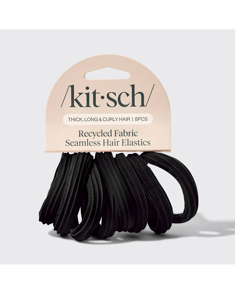 Kitsch Recycled Seamless Hair Elastics 8pc Set - Image 2