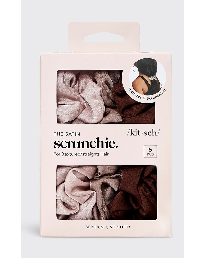 Kitsch Satin Sleep Scrunchies 5pc - Image 7