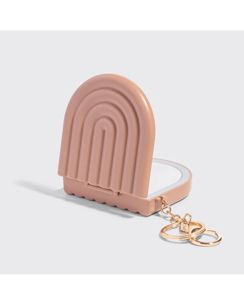 Kitsch Terracotta Compact Mirror Keychain - Image 3