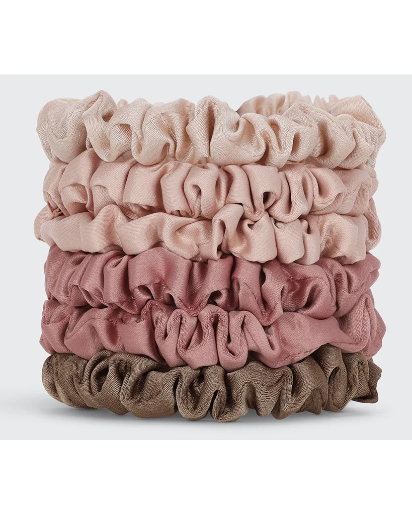 Kitsch Ultra Petite Satin Scrunchies 6pc - Image 3