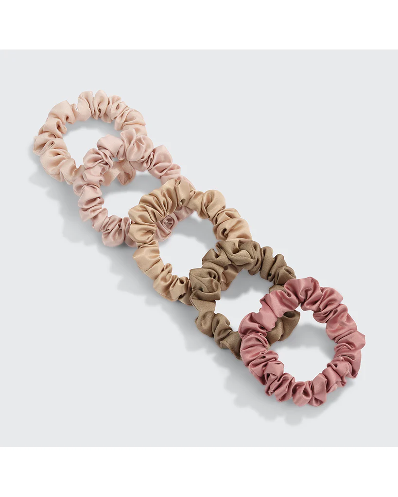 Kitsch Ultra Petite Satin Scrunchies 6pc - Image 5