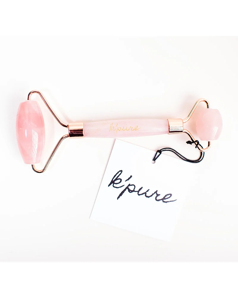 K'pure Naturals Rose Quartz Facial Roller - Image 2