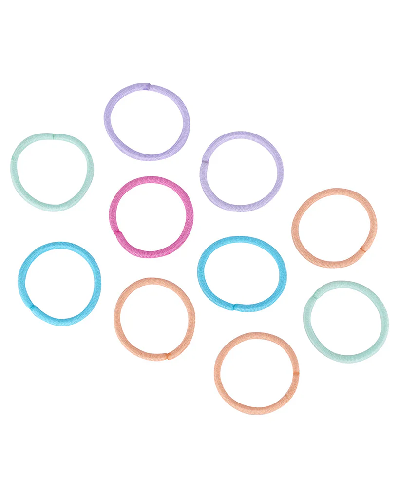 LimLim Classic Summer Elastic Bundle Assorted 10 Pack with Peach - P5195S