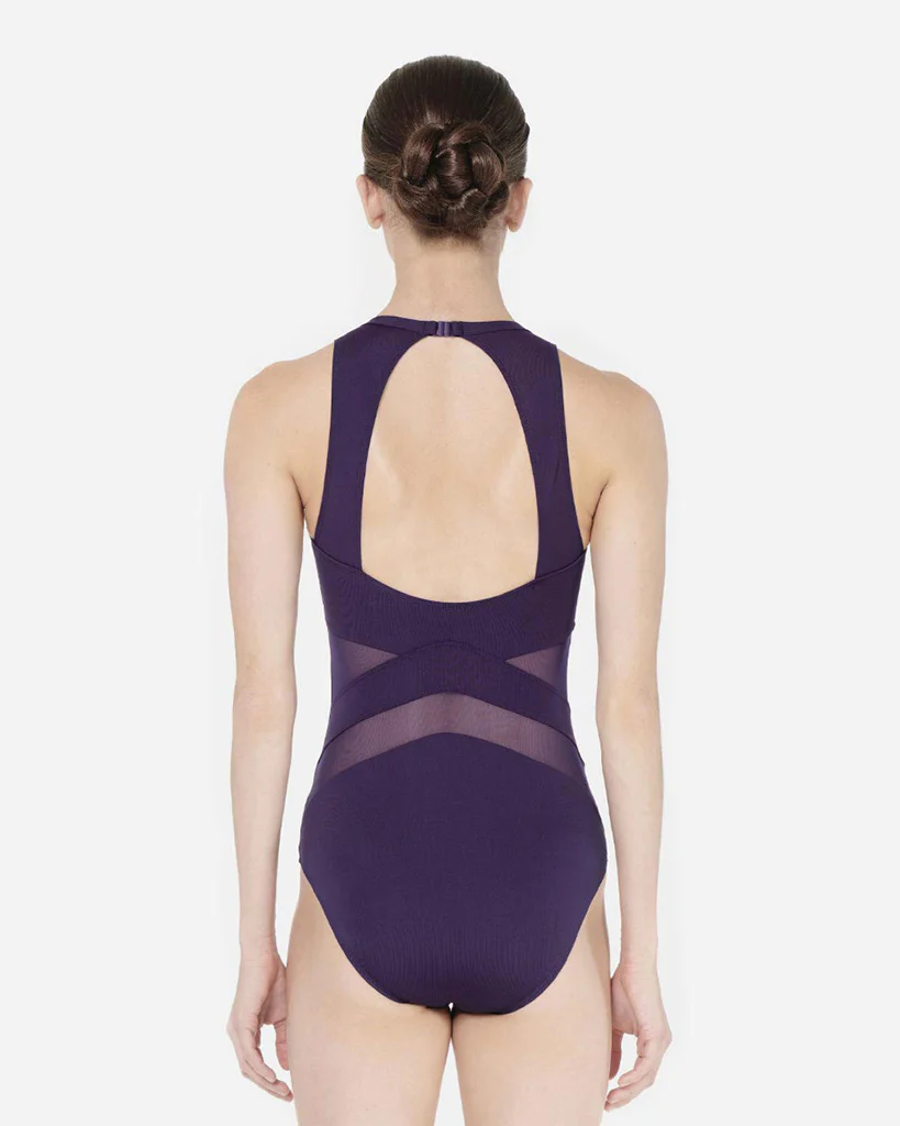 Lulli Dancewear Aaliyah V Neck Mesh Open Back Tank Leotard - LUB824 Womens - Image 2