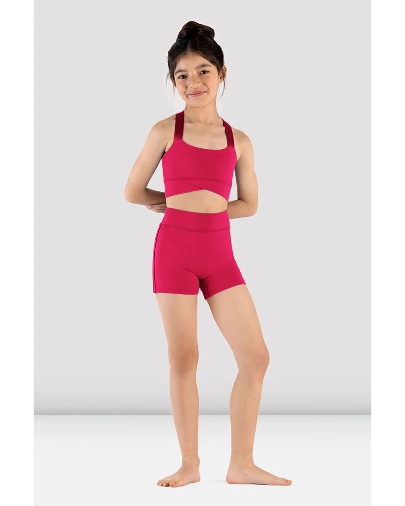 Mirella High Waisted Dance Short - M684C Girls