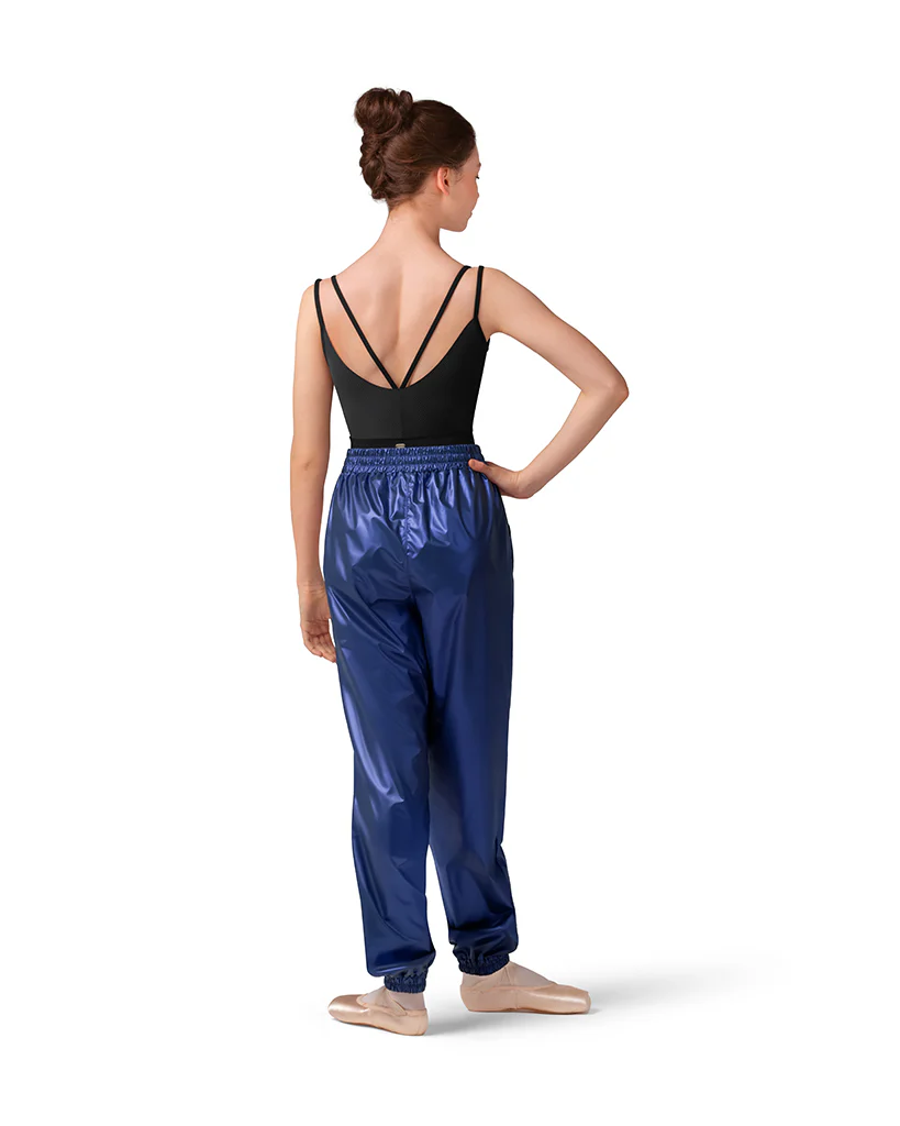 Mirella Metallic Ripstop Warm Up Pants - M80001L Women - Ink Blue - Image 2