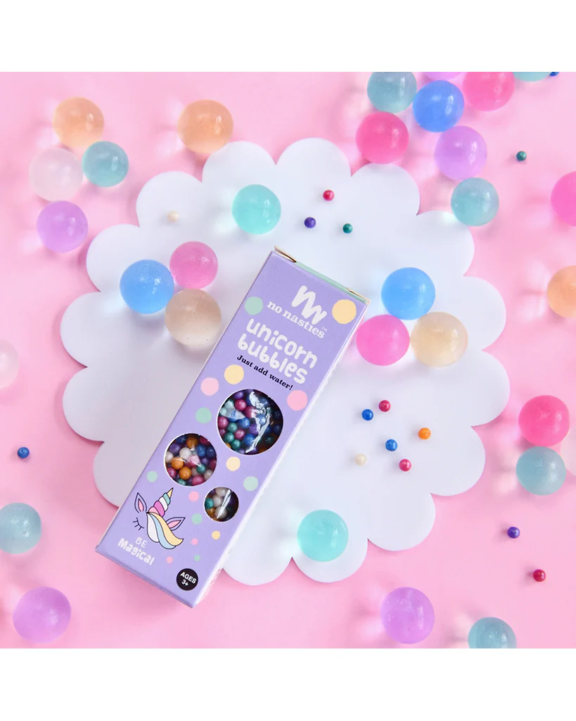 No Nasties Kids Limited Edition Unicorn Bubbles Biodegradable Waterbeads 10g - Image 3