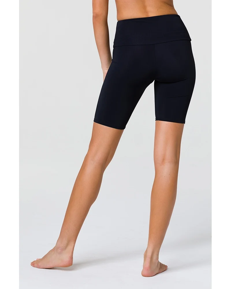 Onzie High Rise Bike Shorts - 2225 Womens - Black - Image 3