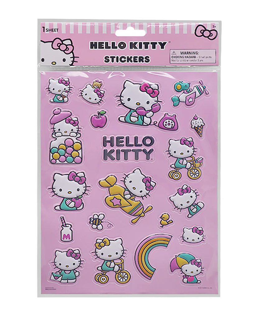 Pineapple Beauty Hello Kitty 2D Sticker Sheet