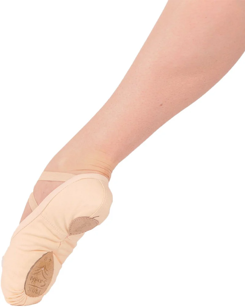 Sansha Pro Canvas Split Sole Ballet Slippers - 1C Womens/Mens - Image 4