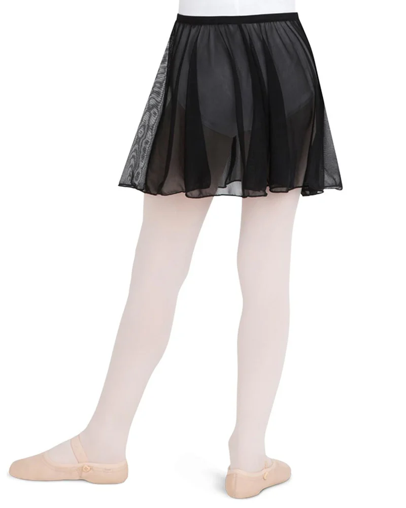 Capezio Bow Detail Circle Cut Pull-On Ballet Skirt - N1417C Girls - Image 6